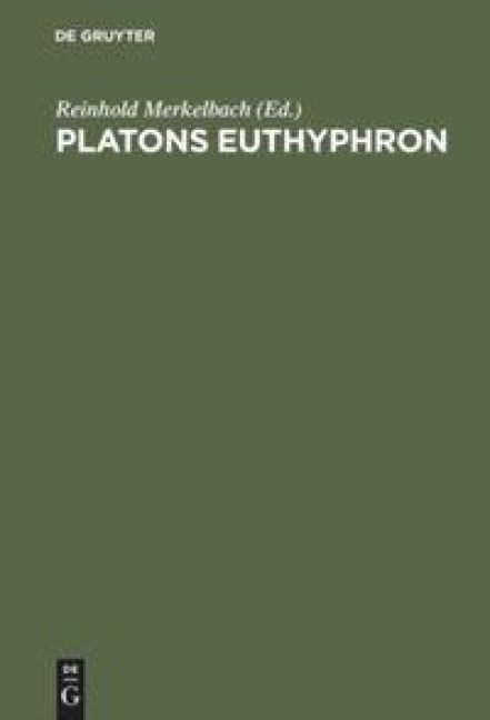 Platons Euthyphron - 
