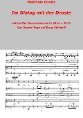 Cover-Bild zum Titel 'Im Dialog mit der Droste' von 'Matthias Bonitz'