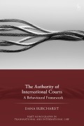 Cover-Bild zum Titel 'The Authority of International Courts' von 'Dana Burchardt'