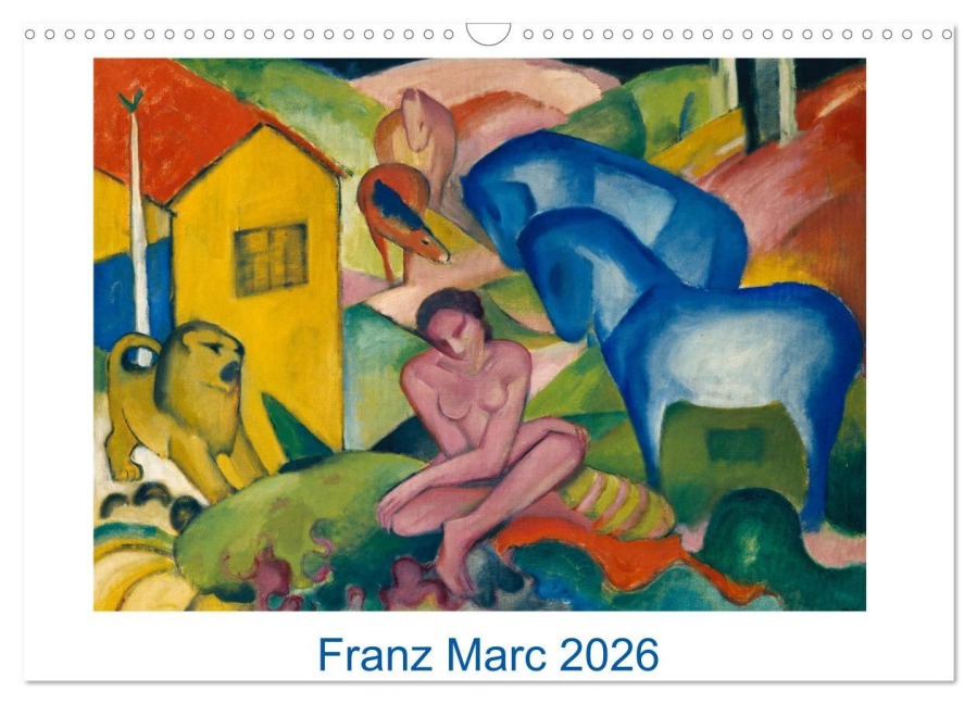 Franz Marc 2026 (Wandkalender 2026 DIN A3 quer), CALVENDO Monatskalender - Artothek Bildagentur der Museen