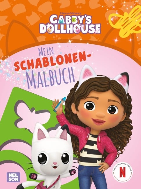 Gabby's Dollhouse: Mein Schablonen-Malbuch - 