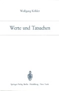 Cover-Bild zum Titel 'Werte und Tatsachen' von 'Wolfgang Köhler'