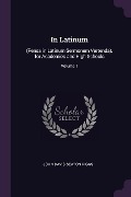 Cover-Bild zum Titel 'In Latinum' von 'John Davis Seaton Riggs'