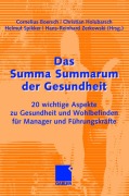 Cover-Bild zum Titel 'Das Summa Summarum der Gesundheit' von ''