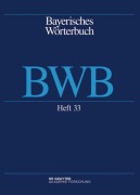 Cover-Bild zum Titel 'Bayerisches Wörterbuch (BWB)' von ''