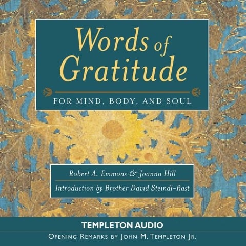 Words of Gratitude Mind Body & Soul - Robert A Emmons