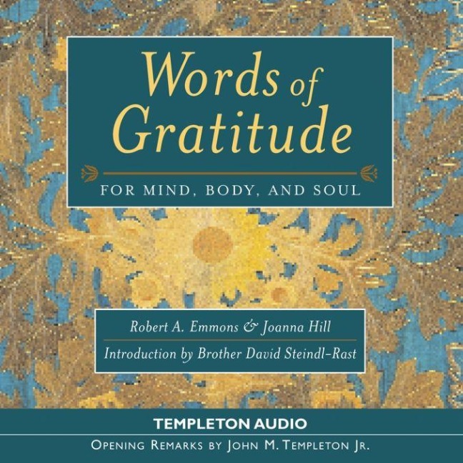 Words of Gratitude Mind Body & Soul - Robert A Emmons