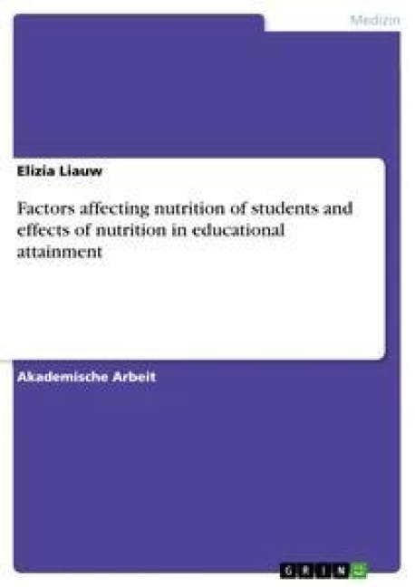 Factors affecting nutrition of students and effects of nutrition in educational attainment - Elizia Liauw