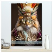 Cover-Bild zum Titel 'Inka Katzen - Katzen sind die wahren Herrscher (hochwertiger Premium Wandkalender 2026 DIN A2 hoch), Kunstdruck in Hochglanz' von 'Fotodesign Verena Scholze'