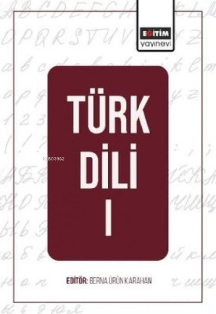 Türk Dili 1 - Berna Ürün Karahan
