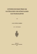 Cover-Bild zum Titel 'Untersuchungen über die Natürlichen und Künstlichen Kautschukarten' von 'Carl Dietrich Harries'