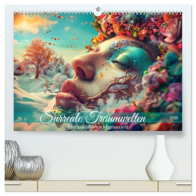 Surreale Traumwelten (hochwertiger Premium Wandkalender 2026 DIN A2 quer), Kunstdruck in Hochglanz - Cathrin Illgen