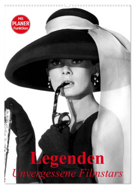 Legenden - Unvergessene Filmstars (Wandkalender 2026 DIN A2 hoch), CALVENDO Monatskalender - Elisabeth Stanzer