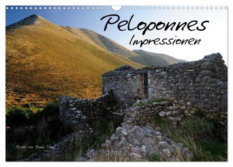 Peloponnes Impressionen / 2024 (Wandkalender 2024 DIN A3 quer), CALVENDO Monatskalender - Benny Trapp