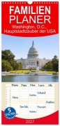 Cover-Bild zum Titel 'Familienplaner 2027 - Washington, D.C., Hauptstadtzauber der USA mit 5 Spalten (Wandkalender, 21 x 45 cm) CALVENDO' von 'Hanna Wagner'