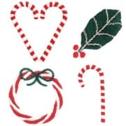 Stick and Stitch Packung Zuckerstangen Mix - 