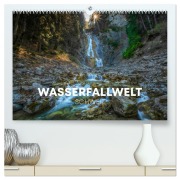 Cover-Bild zum Titel 'Wasserfallwelt Schweiz (hochwertiger Premium Wandkalender 2026 DIN A2 quer), Kunstdruck in Hochglanz' von 'Simon Schuhmacher'