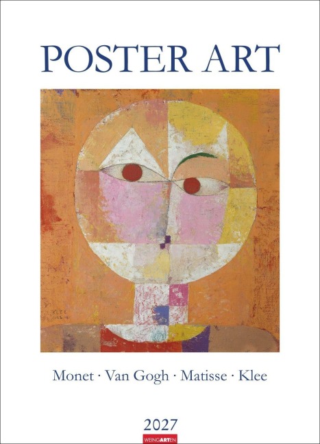 Poster Art Kalender 2027 - Monet Van Gogh Matisse Klee - 