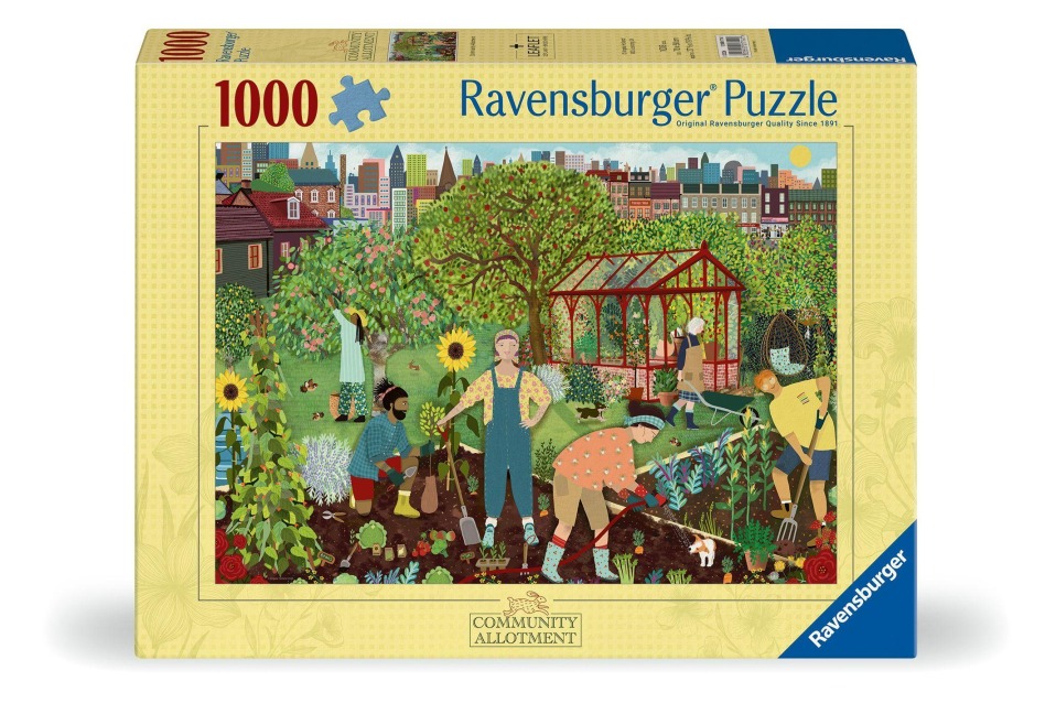 Erwachsenenpuzzle 1000 Teile - Gemeinschaftsgarten - 