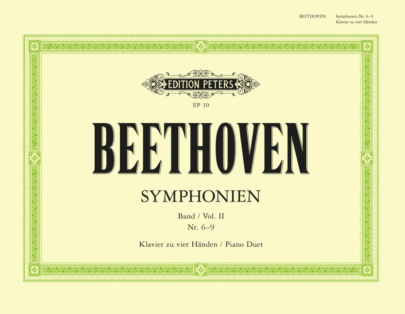 Symphonies (Arranged for Piano Duet) - Ludwig van Beethoven, Hugo Ulrich