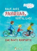 Cover-Bild zum Titel 'Rauf aufs Fahrrad, fertig, los!' von 'Hans-Jürgen Kühn'