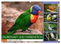 Cover-Bild zum Titel 'Zauberhaft und farbenfroh (Wandkalender 2026 DIN A2 quer), CALVENDO Monatskalender' von 'Sabine Löwer'