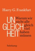 Cover-Bild zum Titel 'Ungleichheit' von 'Harry G. Frankfurt'