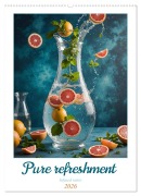 Pure refreshment - Infused water (Wall Calendar 2026 DIN A2 portrait), CALVENDO 12 Month Wall Calendar - Fred Schimak