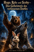 Cover-Bild zum Titel 'Hugo, Relu und Scoby  Das Geheimnis des verlassenen Dorfes' von 'Robo Trahan Rt'