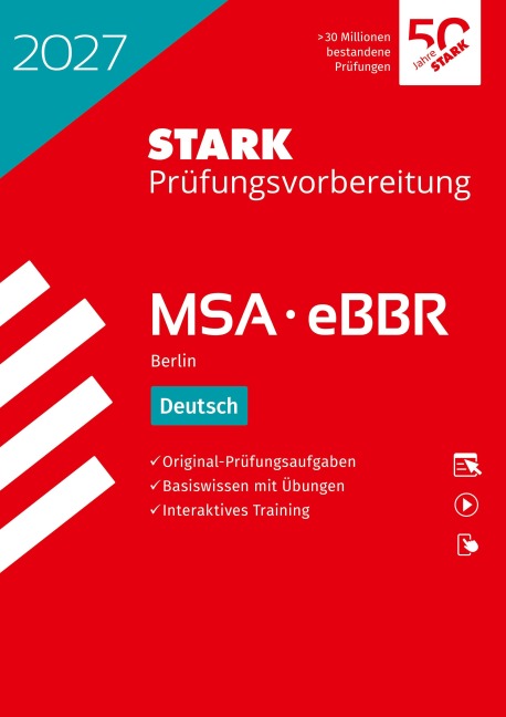 STARK Deutsch - MSA/eBBR 2027 Berlin - Prüfungsvorbereitung - 