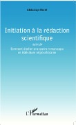 Cover-Bild zum Titel 'Initiation à la rédaction scientifique' von 'Berte'