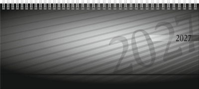 Cover-Bild zum Titel 'rido/idé 7036102907 Querterminbuch Mod. septant 2027 305×105 mm, Kunststoff, anthrazit' von ''