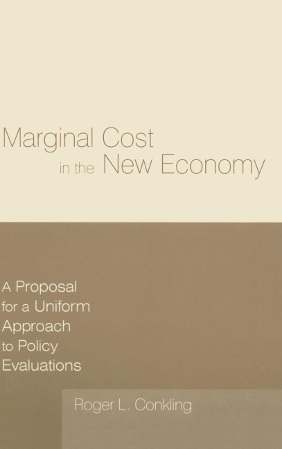 Marginal Cost in the New Economy - Roger L. Conkling