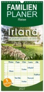 Cover-Bild zum Titel 'Familienplaner 2027 - Irland - Zauberhafte Insel in grün mit 5 Spalten (Wandkalender, 21 x 45 cm) CALVENDO' von 'Monika Schöb'