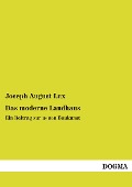 Cover-Bild zum Titel 'Das moderne Landhaus' von 'Joseph August Lux'