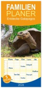 Cover-Bild zum Titel 'Familienplaner 2026 - Entdecke Galapagos mit 5 Spalten (Wandkalender, 21 x 45 cm) CALVENDO' von 'Askson Vargard'