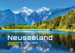 Cover-Bild zum Titel 'Neuseeland - Das Land der langen weißen Wolke - 2027 - Kalender DIN A2' von ''