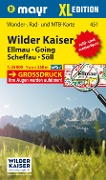 Cover-Bild zum Titel 'Mayr Wanderkarte Wilder Kaiser - Ellmau - Going - Scheffau - Söll XL 1:25.000' von ''