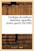 Cover-Bild zum Titel 'Catalogue Des Tableaux Modernes, Aquarelles, Dessins, Pastels' von 'Haro'