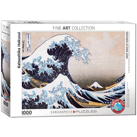 Die große Welle von Kanagawa von Hokusai 1000 Teile - Hokusai