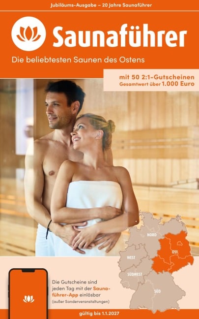 Osten Saunaführer - Die 50 beliebtesten Saunen für den Osten - 