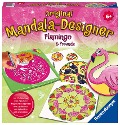 Ravensburger Mandala Designer Flamingo & Friends 28518, Zeichnen lernen für Kinder ab 6 Jahren, Set mit Mandala-Schablonen für farbenfrohe Mandalas - 