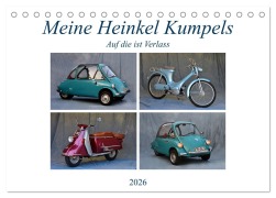 Cover-Bild zum Titel 'Meine Heinkel Kumpels (Tischkalender 2026 DIN A5 quer), CALVENDO Monatskalender' von 'Ingo Laue'