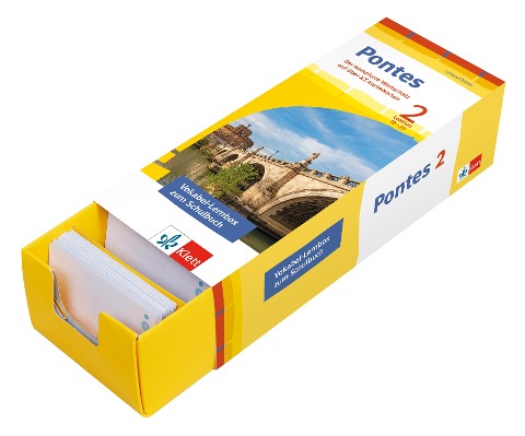 Pontes 2 Gesamtband (ab 2020) - Vokabel-Lernbox zum Schulbuch 2. Lernjahr - 