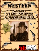 Cover-Bild zum Titel 'WESTERN - Sheriff Lee McAlister in DAS DUELL - US Marshal John W. Cobb in MIT DEN WAFFEN DER ZUKUNFT - Die Rache des Texas Rangers, sowie Der Tod lauert in Texas' von 'Uwe H. Sültz, Renate Sültz'
