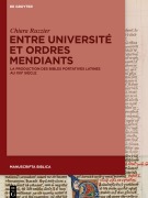 Cover-Bild zum Titel 'Entre Université et ordres mendiants' von 'Chiara Ruzzier'