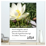Cover-Bild zum Titel 'Sprüche und Weisheiten für¿ s Jahr (hochwertiger Premium Wandkalender 2026 DIN A2 hoch), Kunstdruck in Hochglanz' von 'Lydia Weih'
