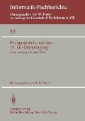 Cover-Bild zum Titel 'Fachgespräche auf der 14. GI-Jahrestagung' von ''