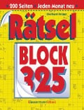 Cover-Bild zum Titel 'Rätselblock 325 (5 Exemplare à 2,99 EUR)' von 'Eberhard Krüger'