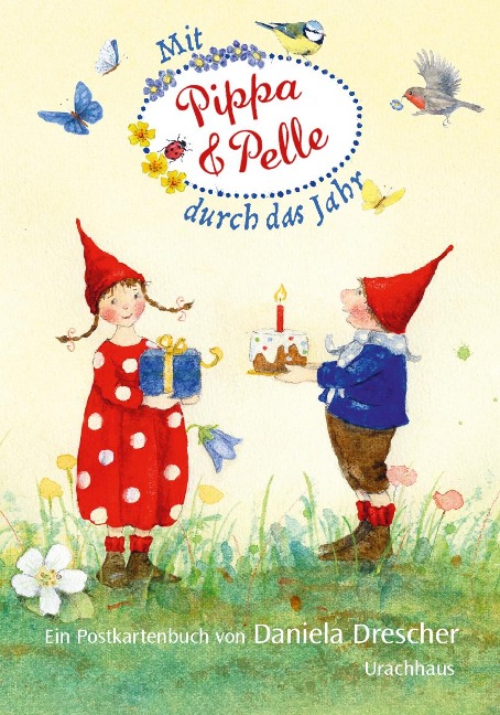 Postkartenbuch 'Mit Pippa und Pelle durch das Jahr' - Daniela Drescher